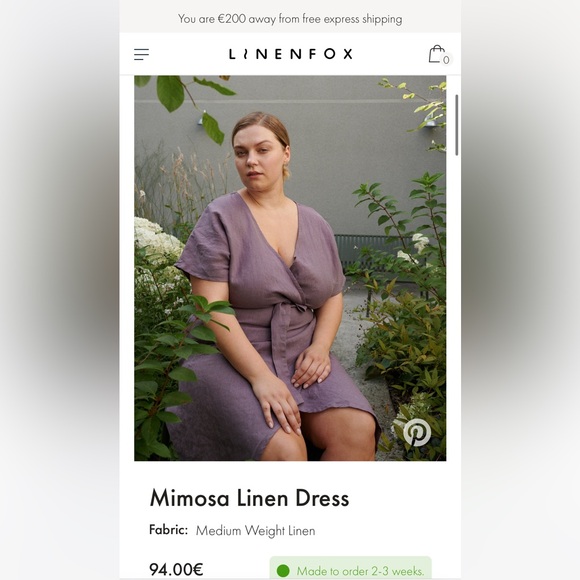 Linenfox Dresses & Skirts - Linenfox Mimosa Linen Dress